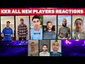 IPL 2025 KOLKATA KNIGHT RIDERS ALL NEW PLAYERS REACTIONS VIDEO 🥵 | KKR PLAYERS LIST 2025