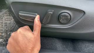 Rav4 Driving seat controls