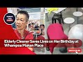 Elderly Cleaner Saves Lives on Her Birthday! Shocking Knife Incident at Whampoa Makan Place