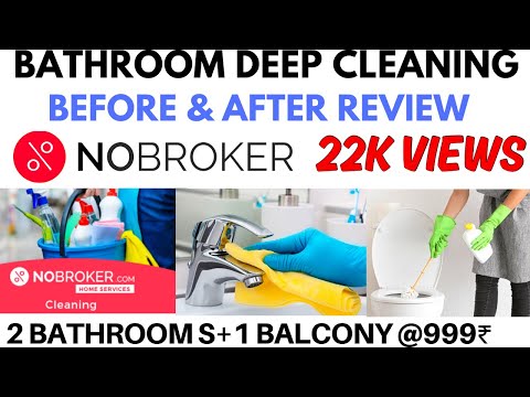 NoBroker Deep Cleaning Service, Bathroom Deep Cleaning, Before And ...