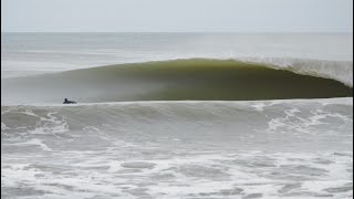 Surfing Super Glassy Waves in Scheveningen, The Netherlands