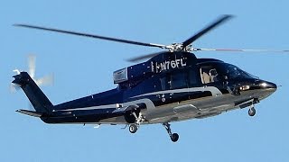 Sikorsky S-76 (Just like Kobe Bryant Helicopter) Van Nuys Airport N76FL