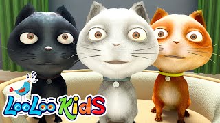 🐱 Three Little Kittens 🐱 THE BEST Songs for Children | LooLoo Kids