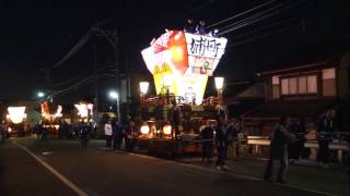 岩瀬曳山車祭2017 MAH04472　曳き別れ