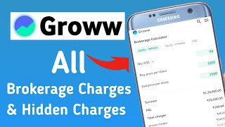 Groww Brokerage Charges - AMC Charge - Brokerage Calculate - Hidden Charges