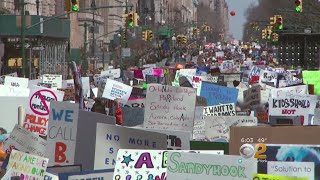Tens Of Thousands March In Manhattan