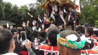 平成29年 五軒家 錦織神社宮入 南河内だんじり祭り