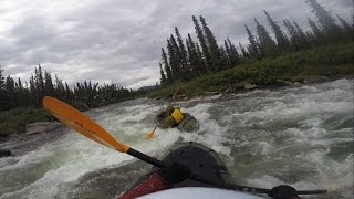 Packrafting Brushkana Creek Alaska