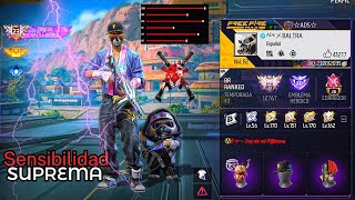 LA MEJOR CONFIGURACIÓN SUPREMA 👺 CON Y SIN DPI PARA DAR SOLO ROJO EN FREE FIRE 2025 * hacker*