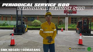 Pemeriksaan PS - 500h | Forklift Toyota FD-25