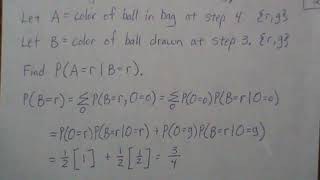 Derivation for Numberphile - Lewis Carroll's Pillow Problem