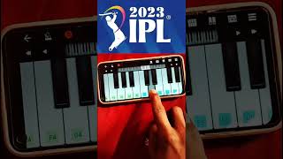IPL Theme ll IPL Tune Walkband ll Easy Mobile Piano Cover ll #shorts #ipl