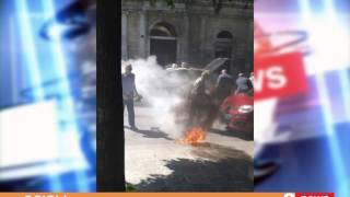 22 05 15 Scicli, Incendia l'auto dei carabinieri, arrestato