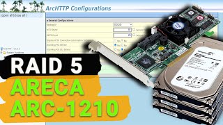 How to Recover Data from a RAID 5 with a Non-Operable Controller Areca ARC 1210