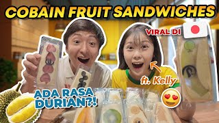 FRUITS SANDWICH🇯🇵 VIRAL DI INDONESIA?!? COBA REVIEW SAMA KELLY🇰🇷