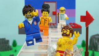 LEGO Brick Games: Game 1 STOP MOTION LEGO Glass Bridge | Billy Bricks Compilations