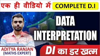 Data Interpretation All Types In A Single Video अब से सवालो सेकंडो में होंगे  For All Exams