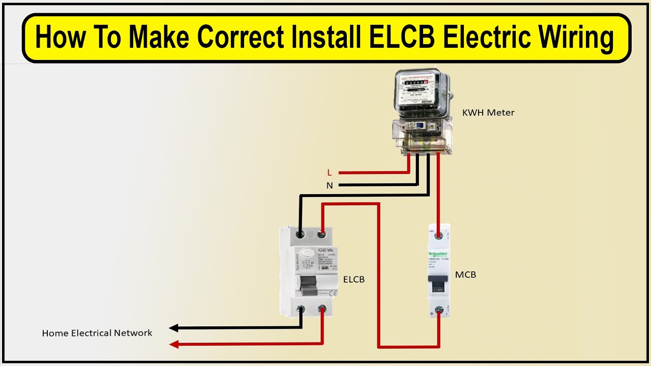 How To Make Earth Leakage Circuit Breaker | ELCB - YouTube