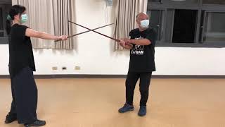 The one and only~Sword sparring application by Master Zeng Xiang Bo 曾祥柏老師劍的運用教學