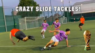 WE ALLOWED SLIDE TACKLES IN A TOURNAMENT... THIS IS WHAT HAPPENED