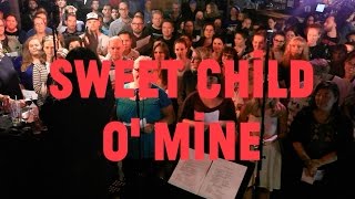 Choir! Choir! Choir! sings Gn'R "Sweet Child O' Mine"