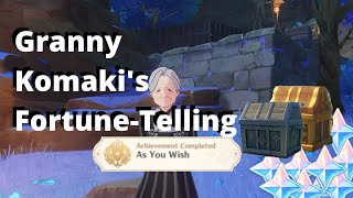 Granny Komaki's Fortune-Telling | Genshin Impact 2.1