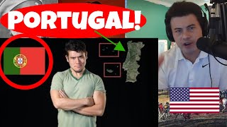 American Reacts Geography Now! PORTUGAL