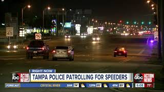 Tampa Police cracking down on speeders on dangerous roads