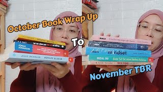 October Book Wrap to November TBR | Booktuber Vlog