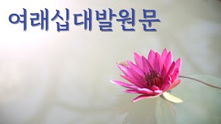 여래십대발원문