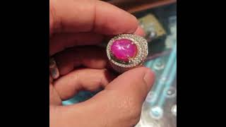 Star Ruby 6.22cts Burma ( Myanmar ) Harga 8,5jt ( Nego ) | ID CARD LAB