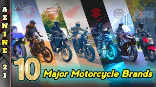 Top 10 Major Motorcycle Brands:  Perfect for your Ride