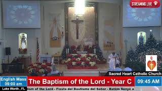 The Feast of The Baptism of the Lord - English Mass 9:00 am - 01/12/2025