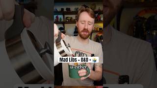 Mad Libs + D&D = ??? #dnd #diy #madlib #deckofdmthings #idea