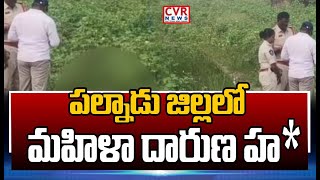 పల్నాడు జిల్లలో మహిళా దారుణ హ**త్య  | Palnadu District | CVR News