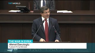 Davutoglu blames PYD of being paid soldiers to Russia, says Russia commits war crimes in Syria