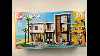 Let's build: LEGO Modern House - Creator (31153)