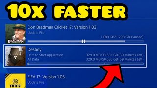 How to get 10x faster internet speed on ps4 at 2021 (boost connection speed on ps4)