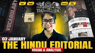 The Hindu Editorial | 3 January 2025 | The Hindu Analysis and Vocabulary by Barkha Agrawal