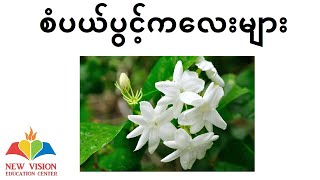 Grade 1 ပထမတန်း  မြန်မာဖတ်စာ ကဗျာများ Music \u0026 Songs_စံပယ်ပွင့်ကလေးများ၊ ဆန်းသစ်စ လ၊ ပြေးပွဲပြိုင်ပွဲ