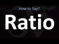 How to Pronounce Ratio?