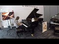 robbie gennet playing the c. bechstein d282 concert grand at namm 2022 day 3