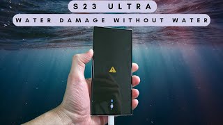Samsung Galaxy S23 Ultra Moisture In Charging Port USB-C Water Won't Charge Power On