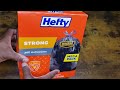 hefty strong large trash bags review