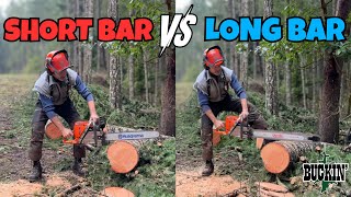 Does a SHORTER BAR Cut Faster? YOU might be Surprised