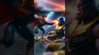 Superman vs Thanos (Revenge for Ironman)#trending #marvel #dc #shorts