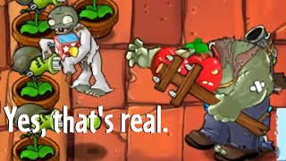 Gargantuars throw JACK IN THE BOX ZOMBIES in Absolute Hell PvZ