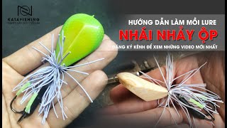 Hướng Dẫn Làm NHÁI ỘP KT-R1 action Nhảy và phát ra âm thanh ộp ộp... - Snakehead fish lures