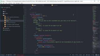 6 Lab Session 4 AWS Cognito Javascript SDK sign in, change profile, lost pw etc