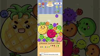 Watermelon drop: Fruit Merge game making watermelon #games #gameartist